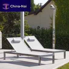 Contemporary sun lounger LEUVENBatyline®aluminumstainless steel
