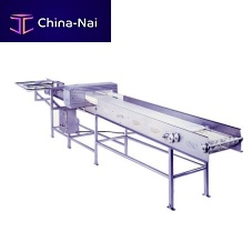 Tunnel type metal detector for conveyorwith conveyorfor the food industry