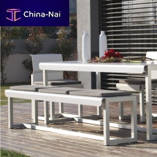 Contemporary garden bench WEST COASTaluminum