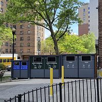 Recycling dumpster B serieswheeled