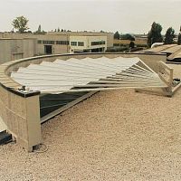Aluminum solar shading for facadewindowhorizontal
