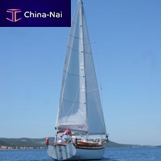 Classic sailboat CUTTER2-cabinwoodenwith bowsprit