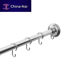 Metal shower curtain bar 6825-K0-80CPstraight