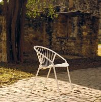 Contemporary chair CATENAaluminumstainless steelstackable