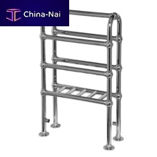 Electric towel radiator THE LONDON 501 w...750 wcontemporarybrass
