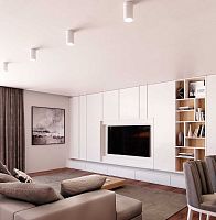 Ceiling-mounted spotlight PRISMA LEDroundsquare