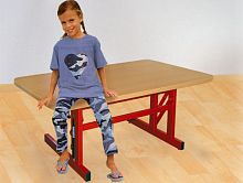 Height-adjustable ergotherapy table ergo P1 52 Rpediatric