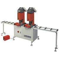 PLC-controlled drilling machine LDJ1-4for PVC profiles
