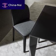 Contemporary chair TEA indoorfabricsolid wood
