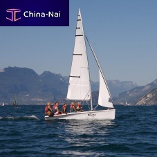 Sport keelboat sailboat Topaz OMEGAwith bowsprit