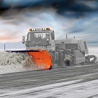 Airport runway snow plow VAMPIR 390
