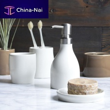 Home soap dispenser PLAGEfree-standingporcelainmanual