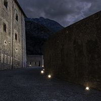 Floor-mounted spotlight PASSUM recessedLEDround