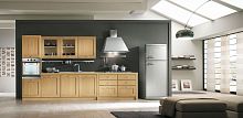 Traditional kitchen OLIMPIAoakashstainless steel