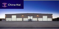 Folding hangar door Megadoor VL3190 fabric