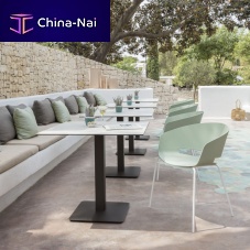 Contemporary chair RONDA outdoorsteelplastic