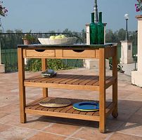 Garden trolley FLOR wooden