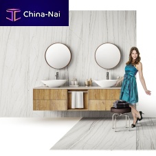 Double vanity top MAXIMUS MACAUBASporcelain stoneware