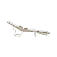 Contemporary sun lounger BUTTERFLY fabricrope1-person