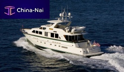 Fishing motor yacht LADY PATflybridge3-cabinsemi-displacement hull