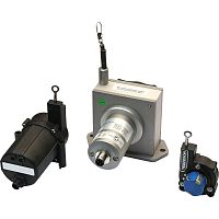 Draw-wire position sensor with Fieldbus interfacedigitalanalog