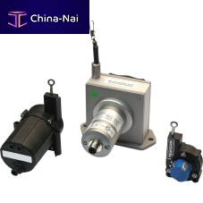 Draw-wire position sensor with Fieldbus interfacedigitalanalog