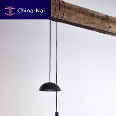 Pendant lamp PONGaluminumbrasscontemporary
