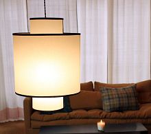 Pendant lamp ILAMparchmentcontemporarycorded