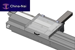 Transfer system for the food industry automated