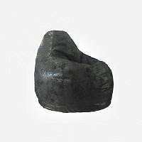 Contemporary bean bag BANANAfabricleatherblack
