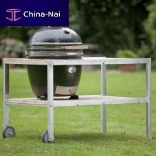 Charcoal barbecue CLASSICcommercialon casterscast iron