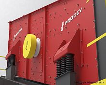 Process screener PROSCREEN-I seriesvibratingfor bulk materialsinclined