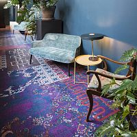 Tufted carpet GRAVUREcut pilepolyamidepolyester