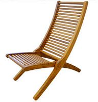 Contemporary armchair CATALINAteakfoldinggarden