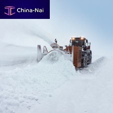 Backhoe loader-mounted snow blower P3500for runway
