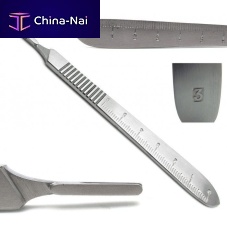 Metal handle scalpel handle TI-03-2014