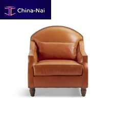 Traditional armchair CLUBleatherfabricvelvet