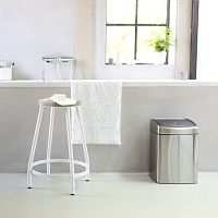 Bathroom trash can TOUCH BIN® 4772 serieswall-mountedsteelcontemporary