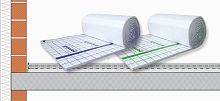 Roll resilient underlay GOPALETTI T/SEpolystyreneexpanded