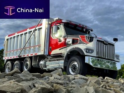 Aluminum tilt truck for wastefor bulk materialsaggregate
