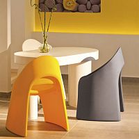 Contemporary chair AMELIEindoorpolyethylenestackable