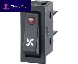 Rocker switch B1 Seriessingle-polefire-resistantelectromechanical