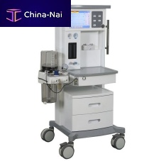 Trolley-mounted veterinary anesthesia workstation DM6A