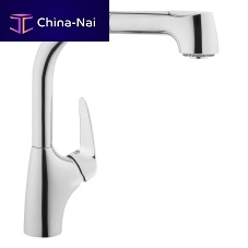 Countertop mixer tap A42151EXPchromed metalkitchen1-hole