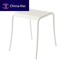 Design stool Lames Patiogalvanised steelpainted steelstainless steel base