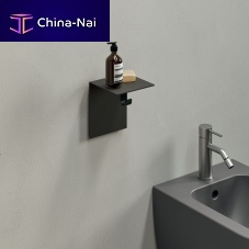 Wall-mounted soap dish Interludemetalblack