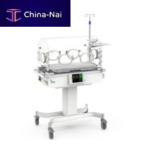 Neonatal incubator on casters EcoLa2000with monitorwith 6 operating windows