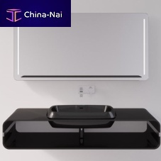 Wall-mounted bathroom mirror ANIANIcommercialunique designrectangular