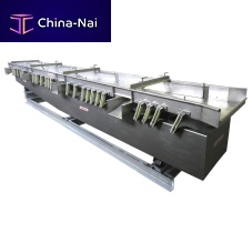 Sorting and distribution system for the food industry TVDvibrating