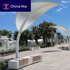 Public space multi-function shelter Leaffor urban areasfor public use